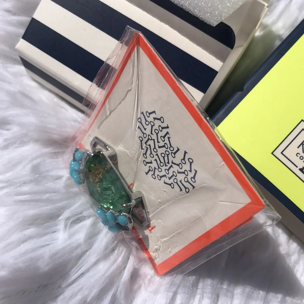 🩶5/$30 KEEP Collective Jewelry Blue Green Aqua Reef Retired Bracelet Charm NEW
